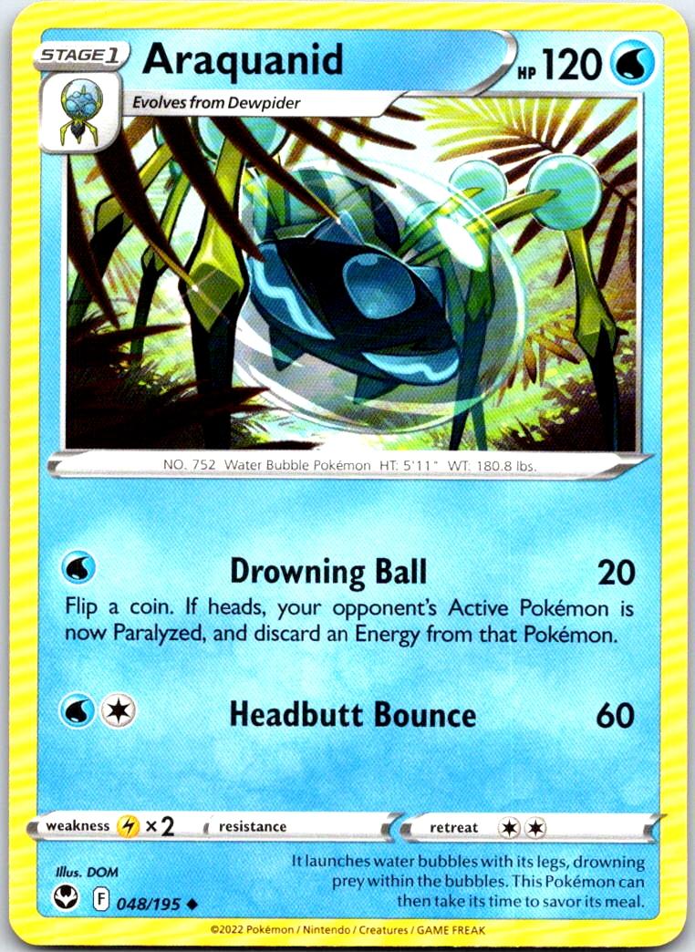 Araquanid - 048/195 - - SILVER TEMPEST - Pokemon - Uncommon | AB29-19