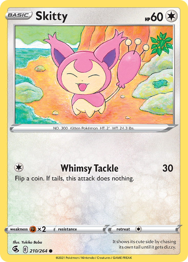 Skitty - 210/264 - - FUSION STRIKE - Pokemon - Common | AA90-23