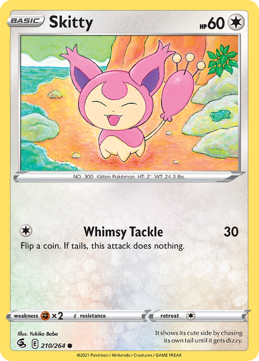 Skitty - 210/264 - - FUSION STRIKE - Pokemon - Common | AA90-23