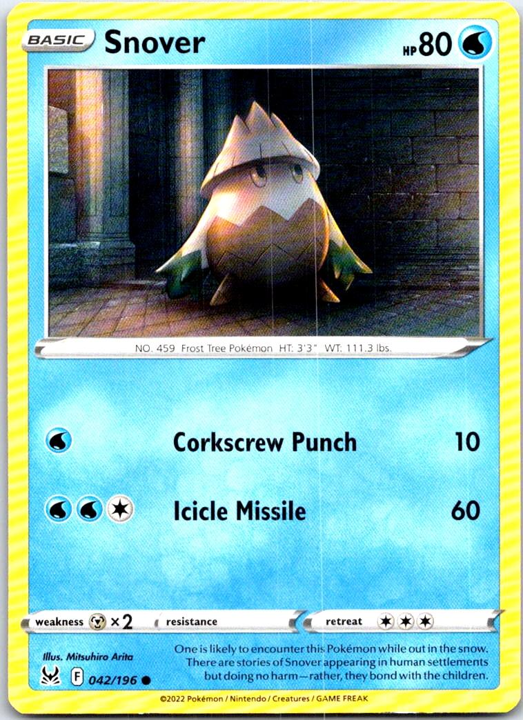 Snover - 042/196 - - LOST ORIGIN - Pokemon - Common | AB60-17