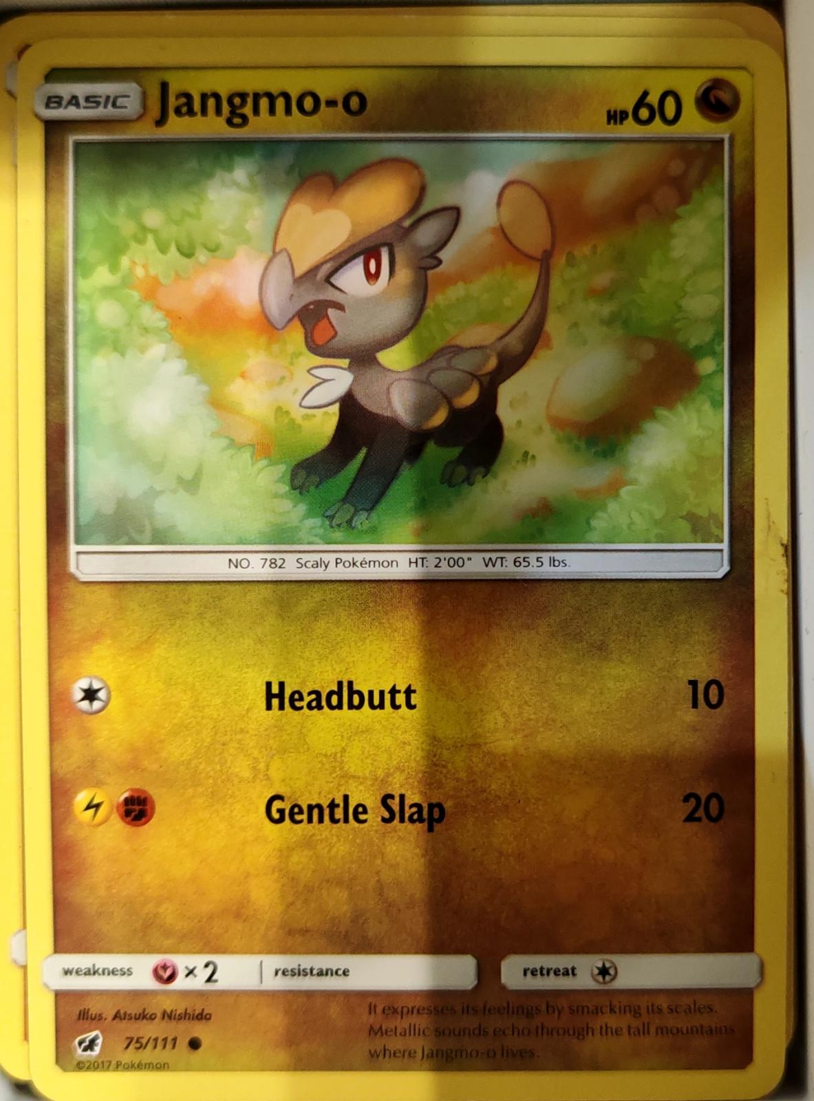 Jangmo-o - 75/111 - - CRIMSON INVASION - Pokemon - Common | AA66-25