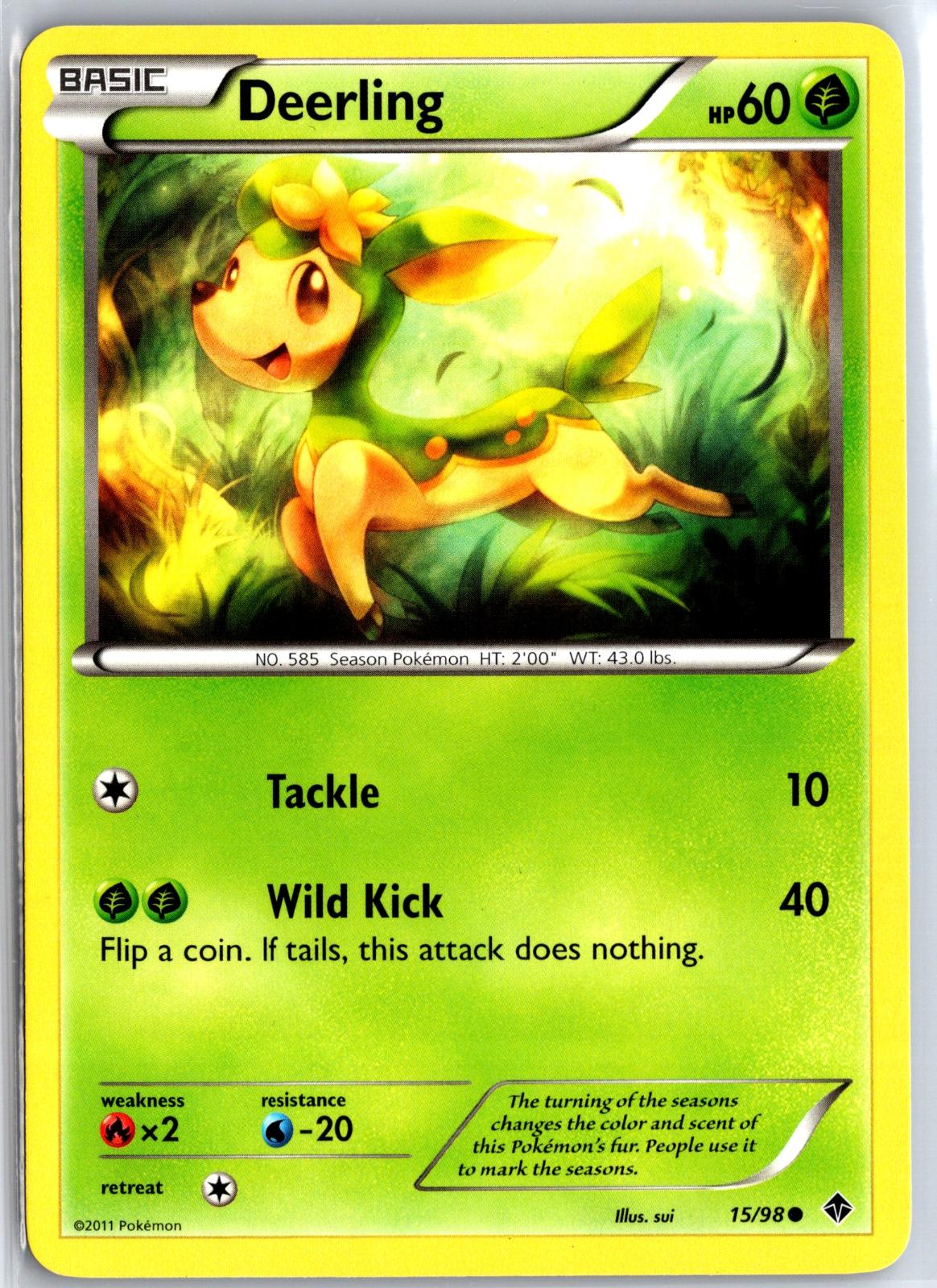 Deerling - 15/98 - - EMERGING POWERS - Pokemon - Common | AA114-9