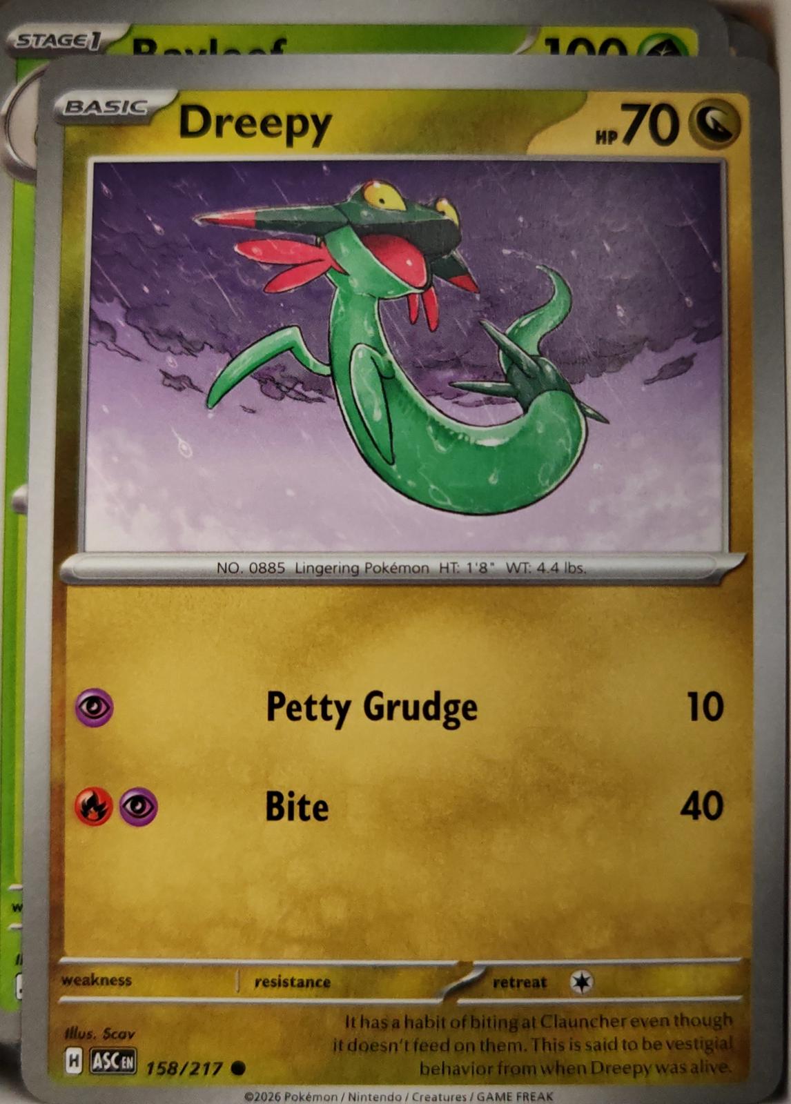 Dreepy - 158/217 - - ASCENDED HEROES - Pokemon - Common | AA10-32