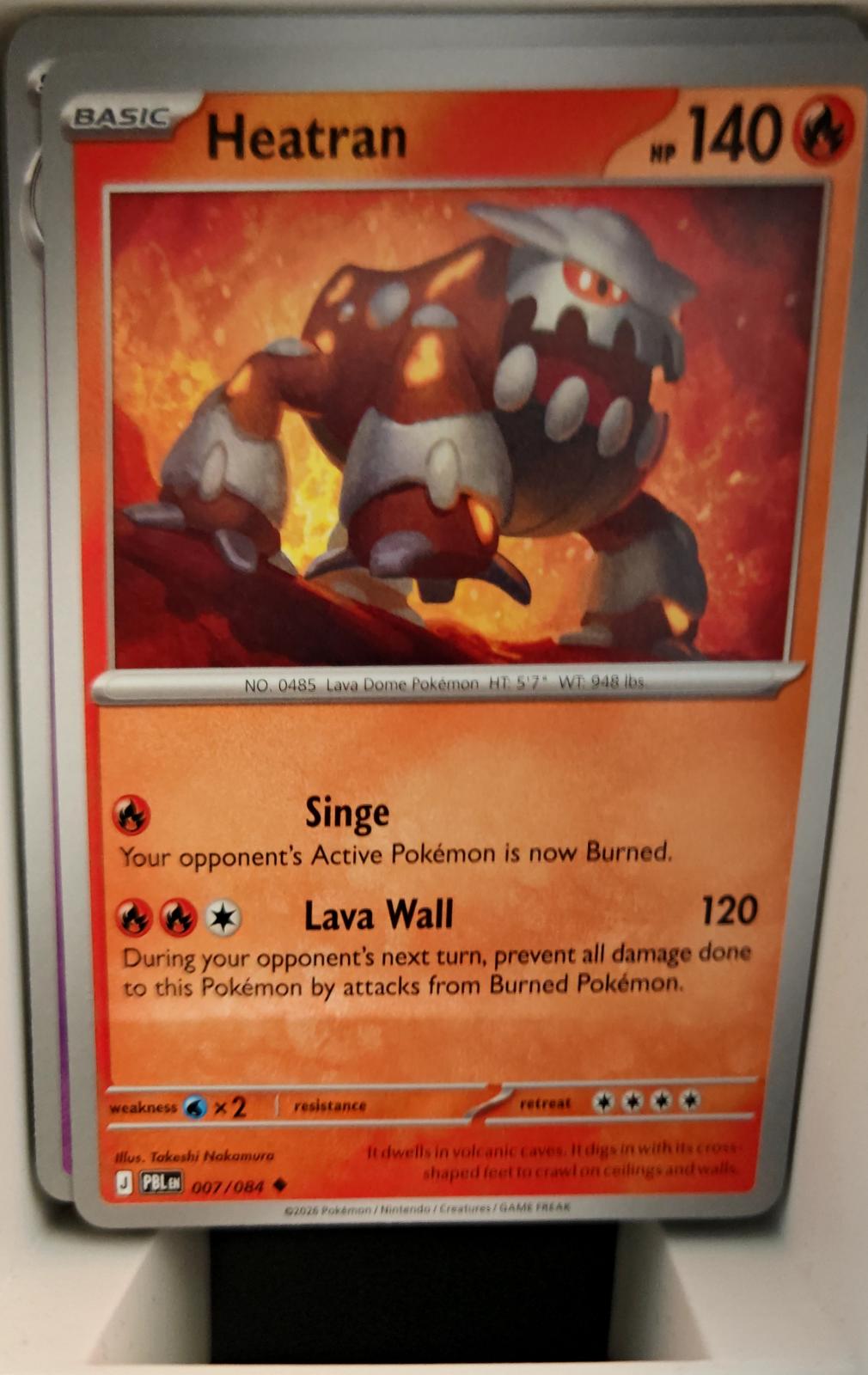 Heatran - 007/084 - - PITCH BLACK - Pokemon - Uncommon | AA17-89