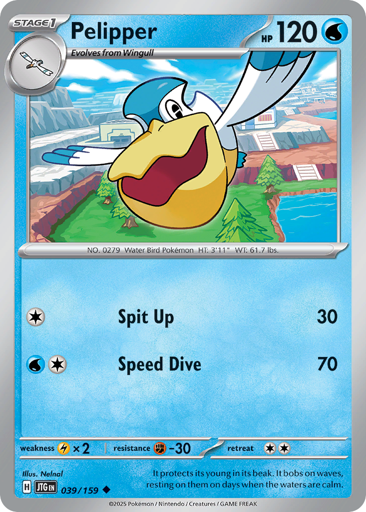 Pelipper - 039/159 - - JOURNEY TOGETHER - Pokemon - Uncommon | AA39-35