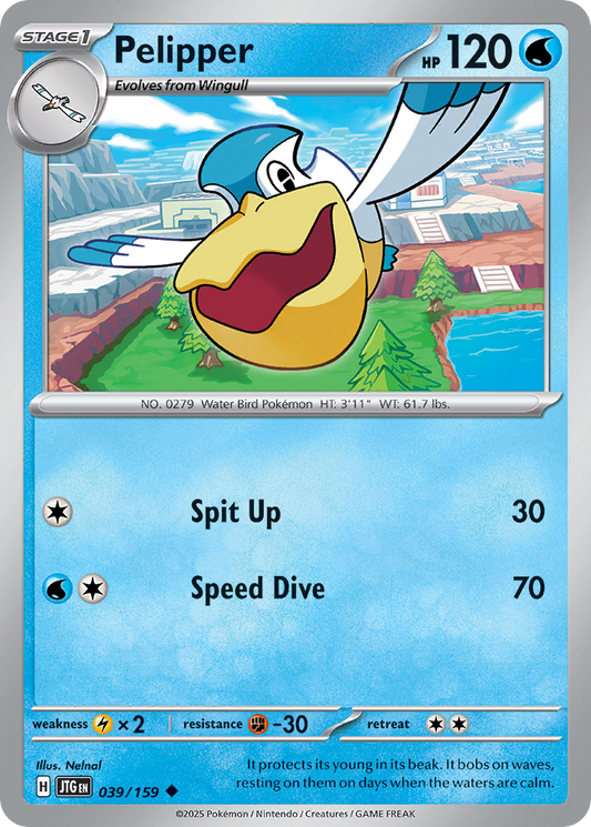 Pelipper - 039/159 - - JOURNEY TOGETHER - Pokemon - Uncommon | AA39-35