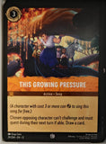 This Growing Pressure - 29/204 - - WILDS UNKNOWN - Lorcana - Common | LAA03-11