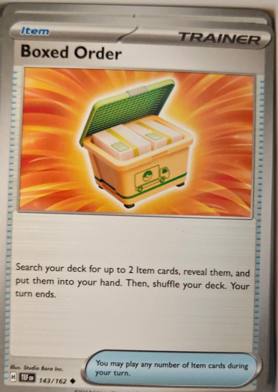 Boxed Order - 143/162 - - TEMPORAL FORCES - Pokemon - Uncommon | AA29-16