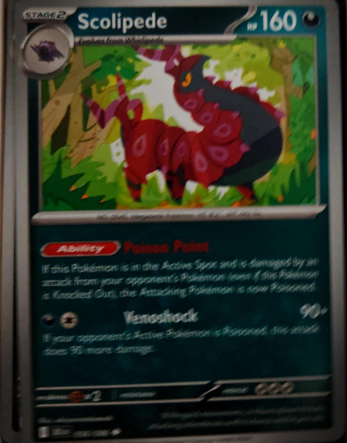Scolipede - 056/086 - - BLACK BOLT - Pokemon - Uncommon | AA46-26