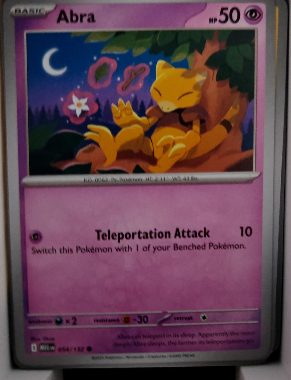 Abra - 054/132 - - MEGA EVOLUTION - Pokemon - Common | AA39-40