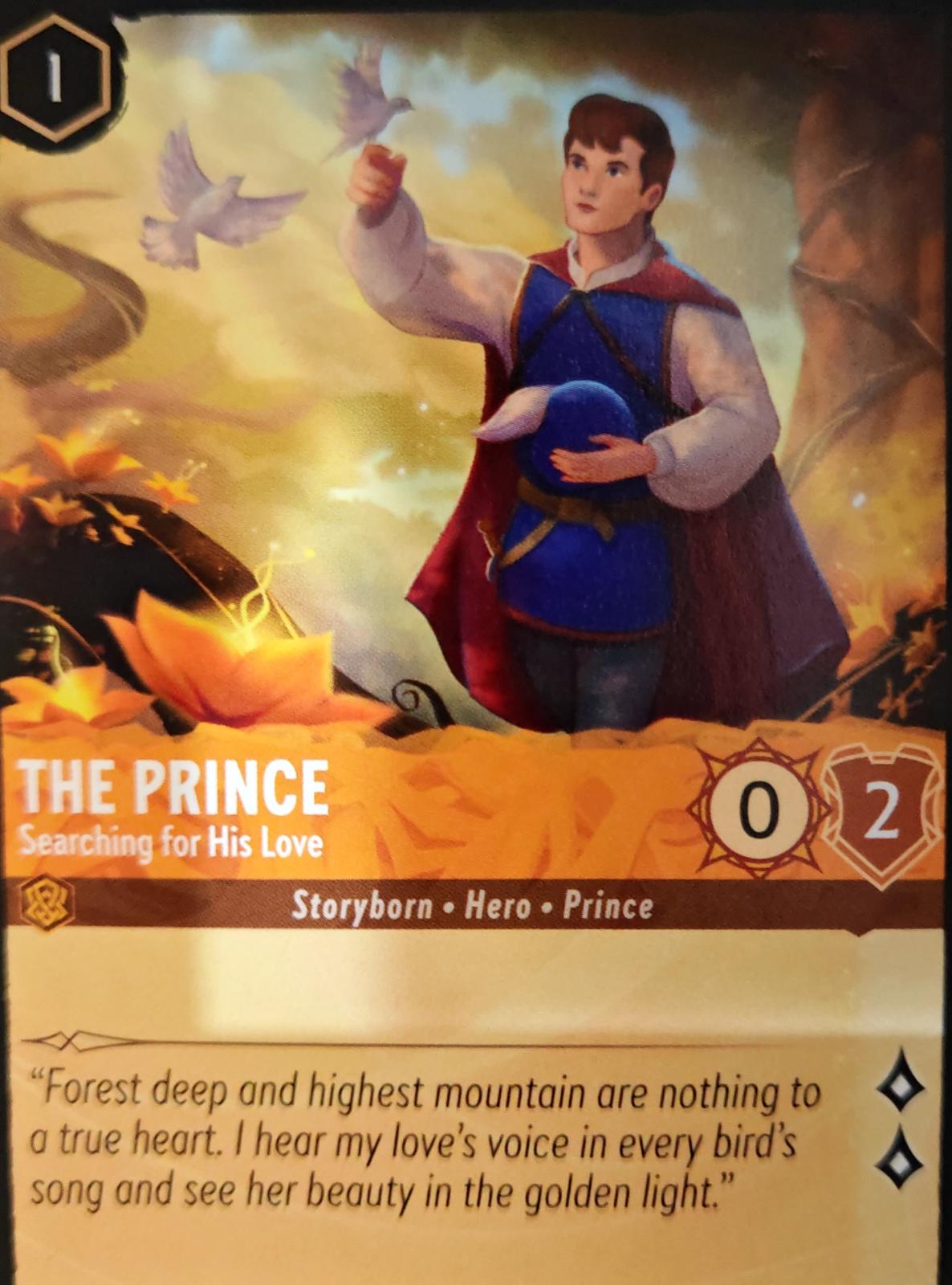 The Prince - Searching for His Love - 23/204 - - WILDS UNKNOWN - Lorcana - | LAA02-79