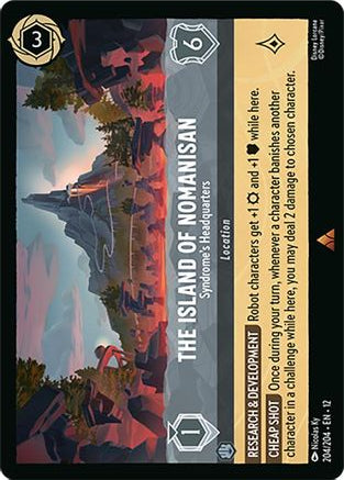 The Island of Nomanisan - Syndrome's Headquarters - 204/204 - - WILDS UNKNOWN - Lorcana - | LAA02-48
