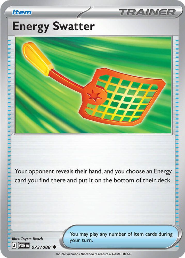 Energy Swatter - 073/088 - Reverse Holo - PERFECT ORDER - Pokemon - | AA13-90
