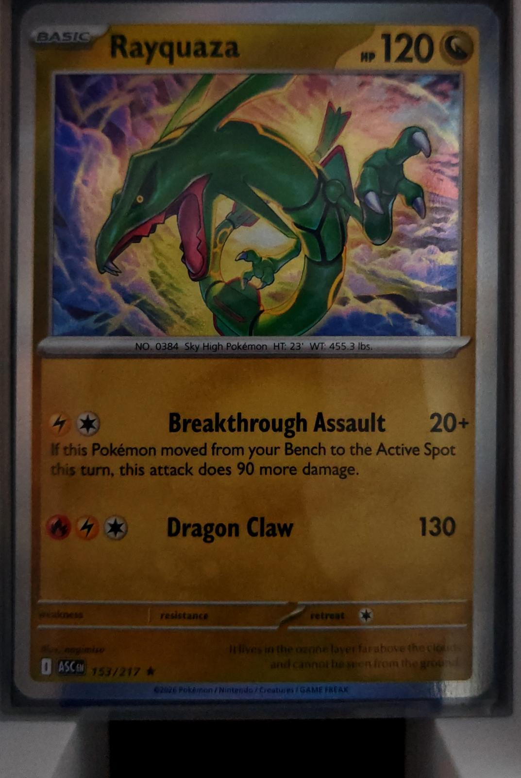 Rayquaza - 153/217 - Holo - ASCENDED HEROES - Pokemon - Rare | AA61-49