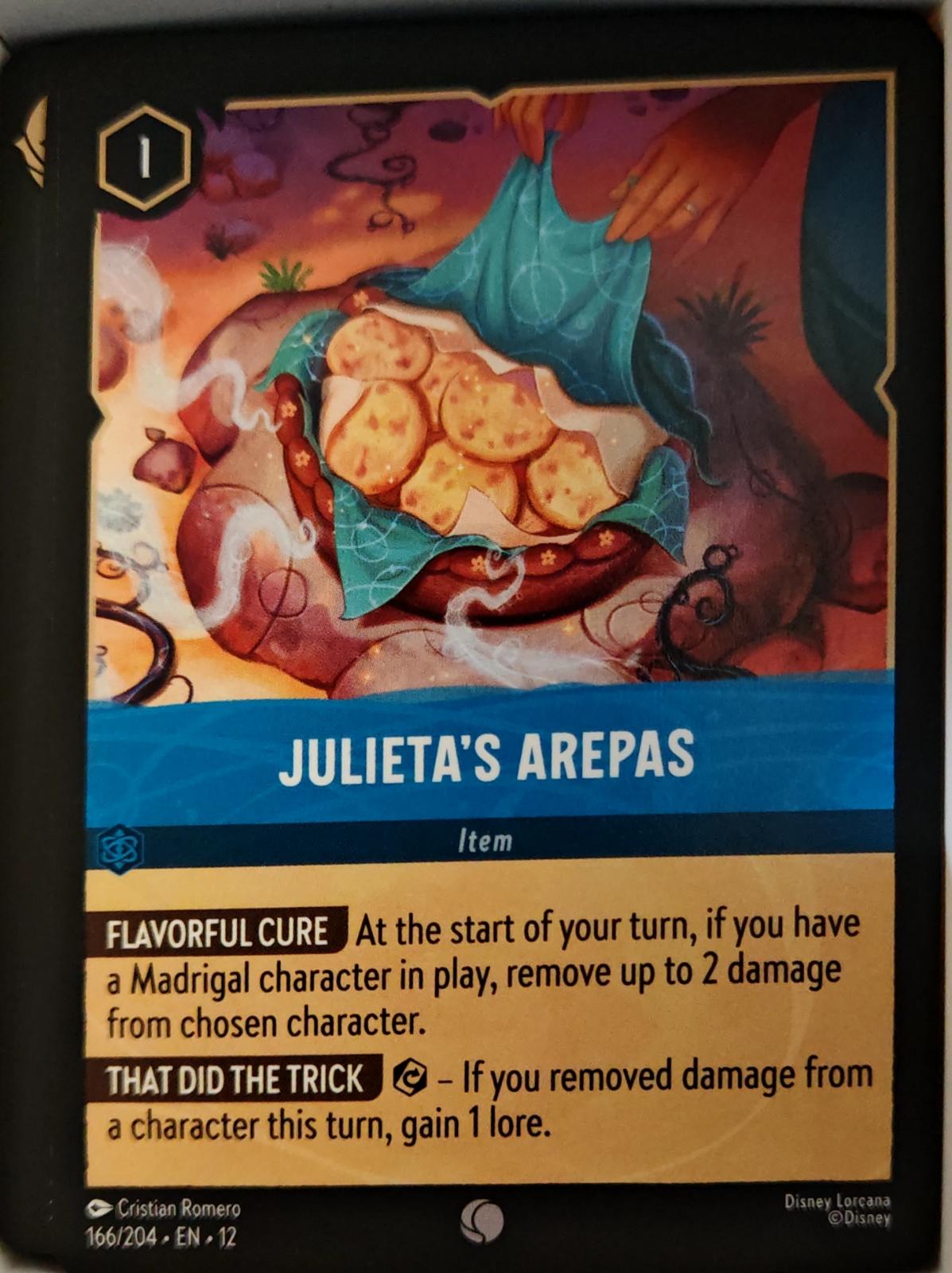 Julieta's Arepas - 166/204 - - WILDS UNKNOWN - Lorcana - Common | LAA01-56