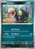 Seviper - 128/198 - Reverse Holo - SCARLET & VIOLET - Pokemon - Common | AA49-56