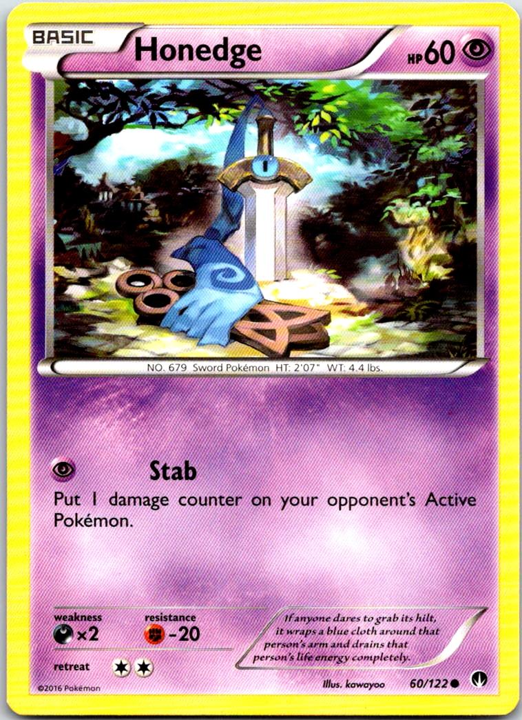 Honedge - 60/122 - - BREAKPOINT - Pokemon - Common | AB11-7
