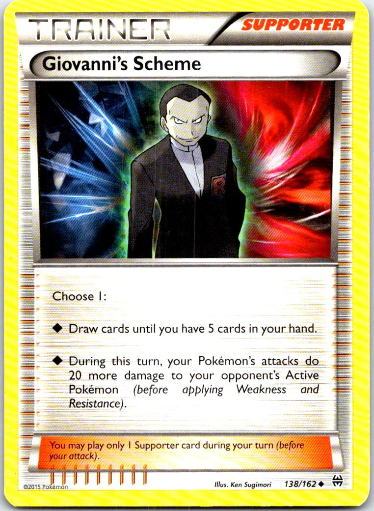 Giovanni's Scheme - 138/162 - - BREAKTHROUGH - Pokemon - Uncommon | AB63-51