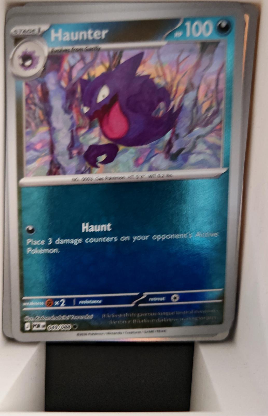 Haunter - 049/088 - Reverse Holo - PERFECT ORDER - Pokemon - Common | AA24-26