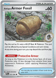 Antique Armor Fossil - 072/084 - - PITCH BLACK - Pokemon - Common | AA60-47