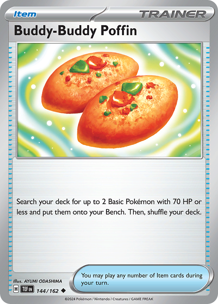 Buddy-Buddy Poffin - 144/162 - - TEMPORAL FORCES - Pokemon - Uncommon | AA23-23