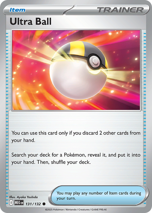 Ultra Ball - 131/132 - - MEGA EVOLUTION - Pokemon - Common | AA60-25
