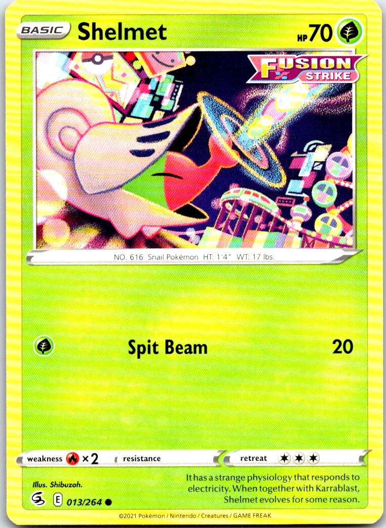 Shelmet - 013/264 - - FUSION STRIKE - Pokemon - Common | AB40-26