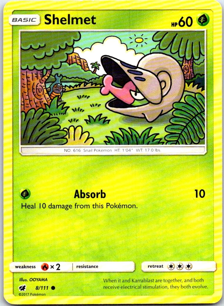Shelmet - 8/111 - - CRIMSON INVASION - Pokemon - Common | AB61-27