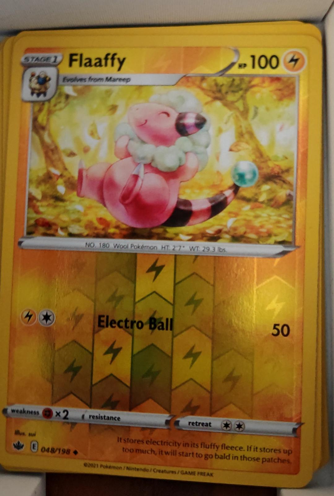 Flaaffy - 048/198 - Reverse Holo - CHILLING REIGN - Pokemon - Uncommon | AA56-10