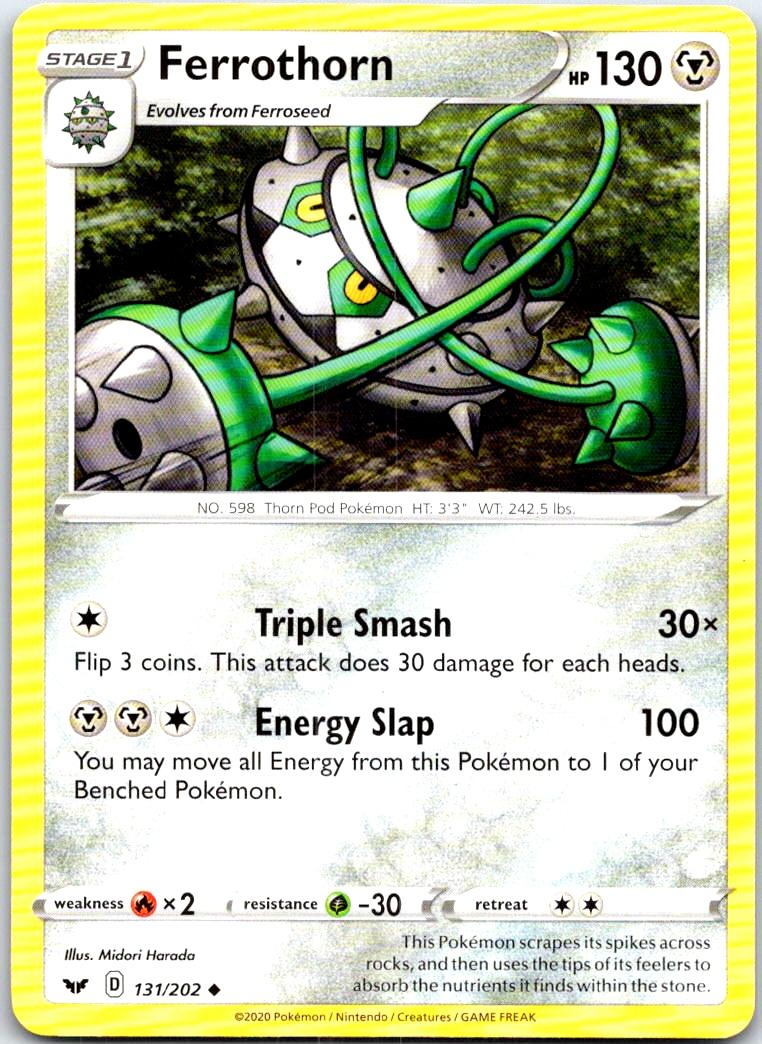 Ferrothorn - 131/202 - - SWORD & SHIELD - Pokemon - Uncommon | AB67-26