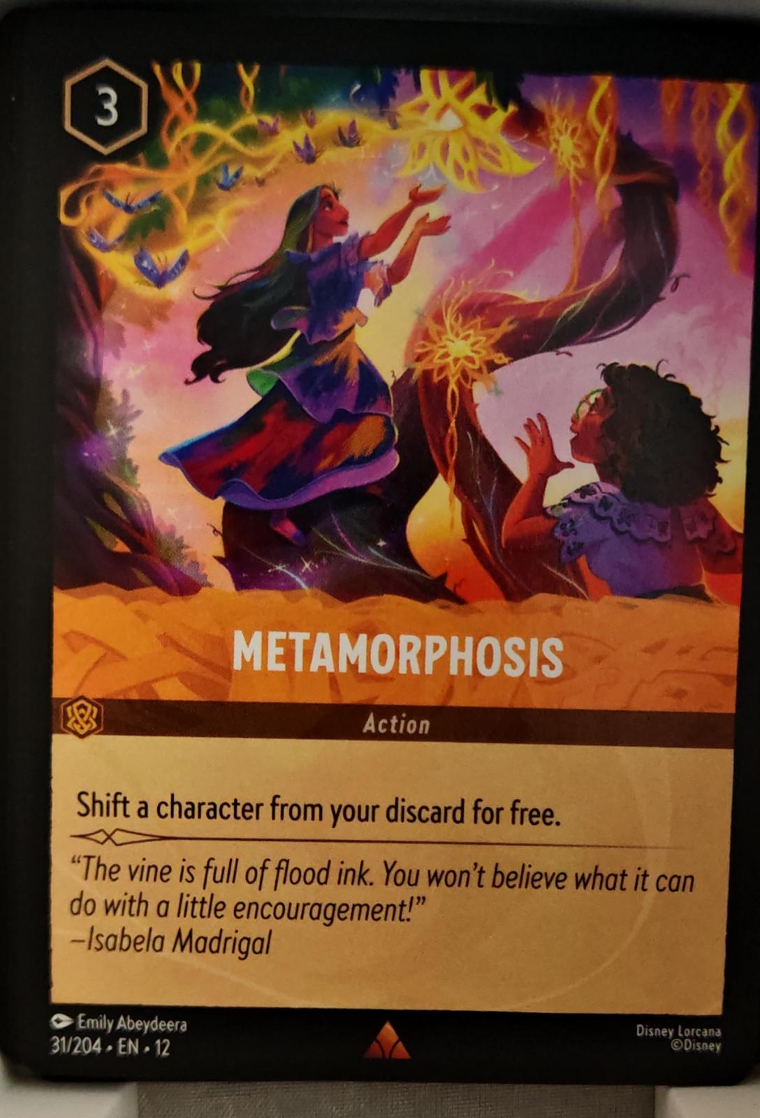 Metamorphosis - 31/204 - - WILDS UNKNOWN - Lorcana - Rare | LAA01-24