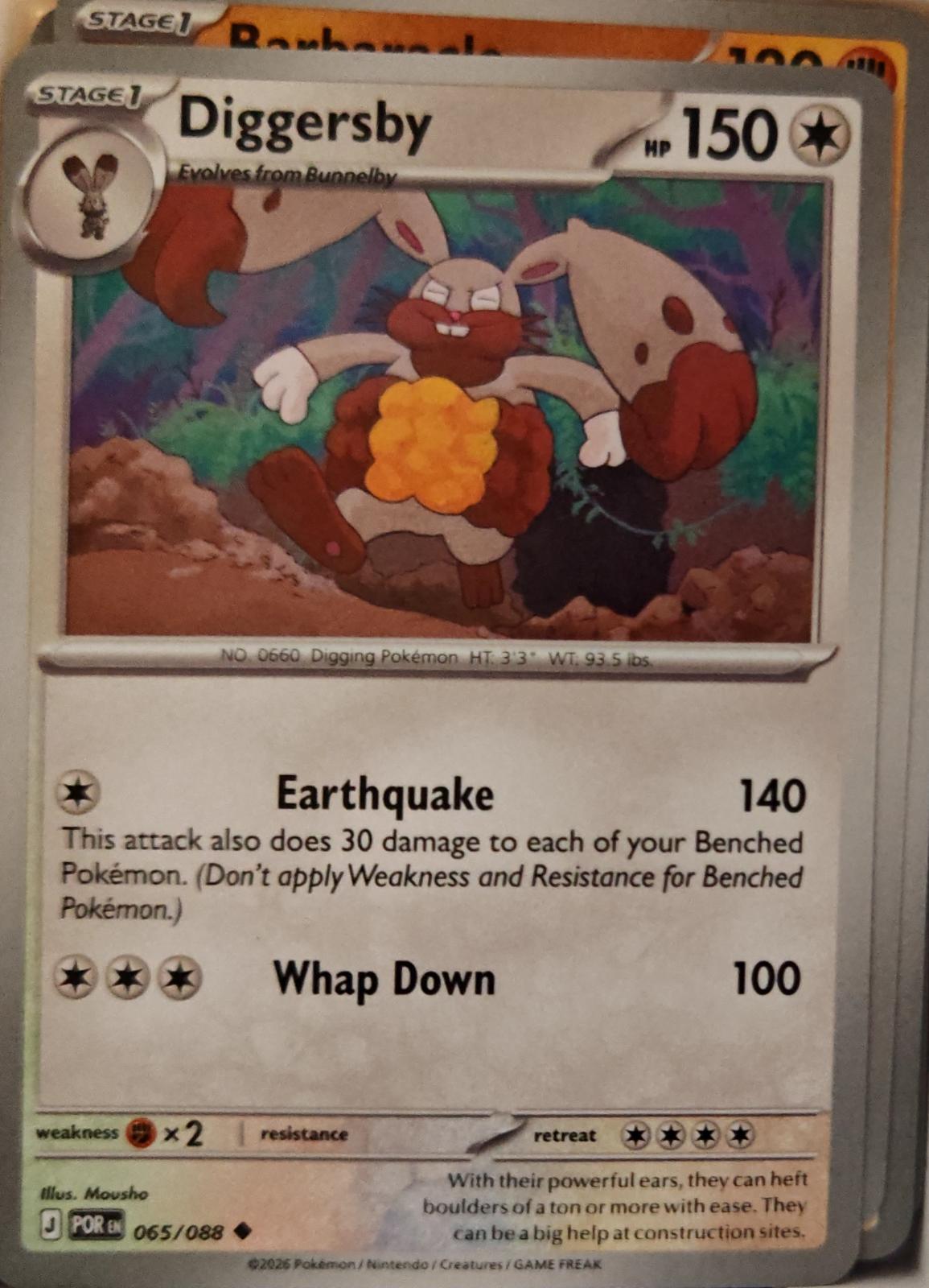Diggersby - 065/088 - - PERFECT ORDER - Pokemon - Uncommon | AA01-20