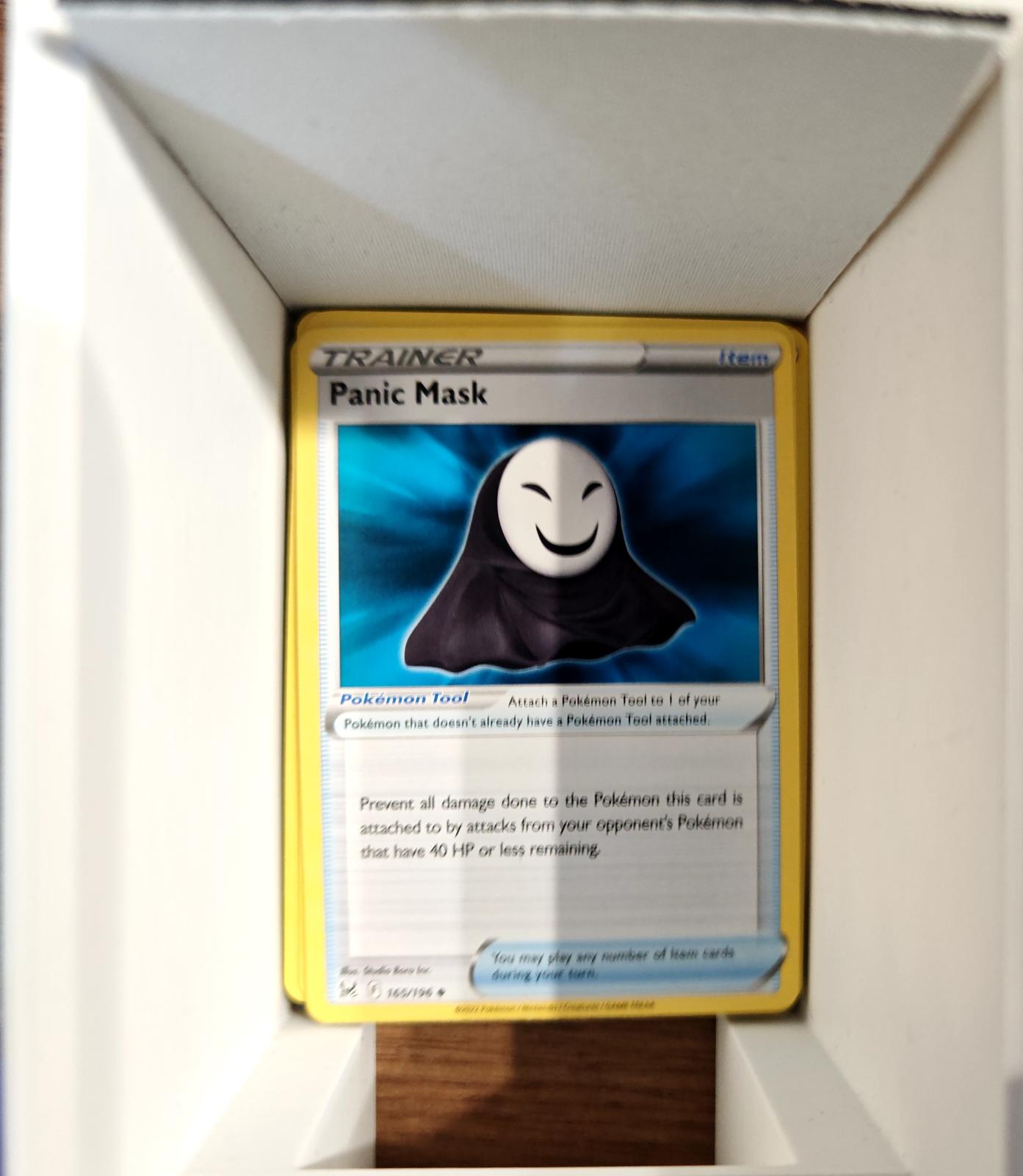 Panic Mask - 165/196 - - LOST ORIGIN - Pokemon - Uncommon | AA70-29