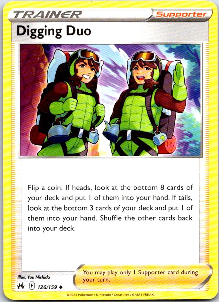 Digging Duo - 126/159 - - CROWN ZENITH - Pokemon - Uncommon | AB13-7