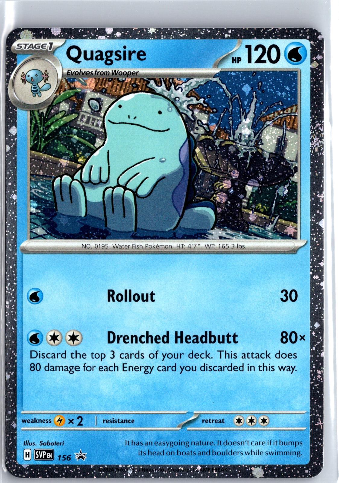 Quagsire - 156 - Holo - SCARLET & VIOLET PROMO - Pokemon - Promo | AB05-63