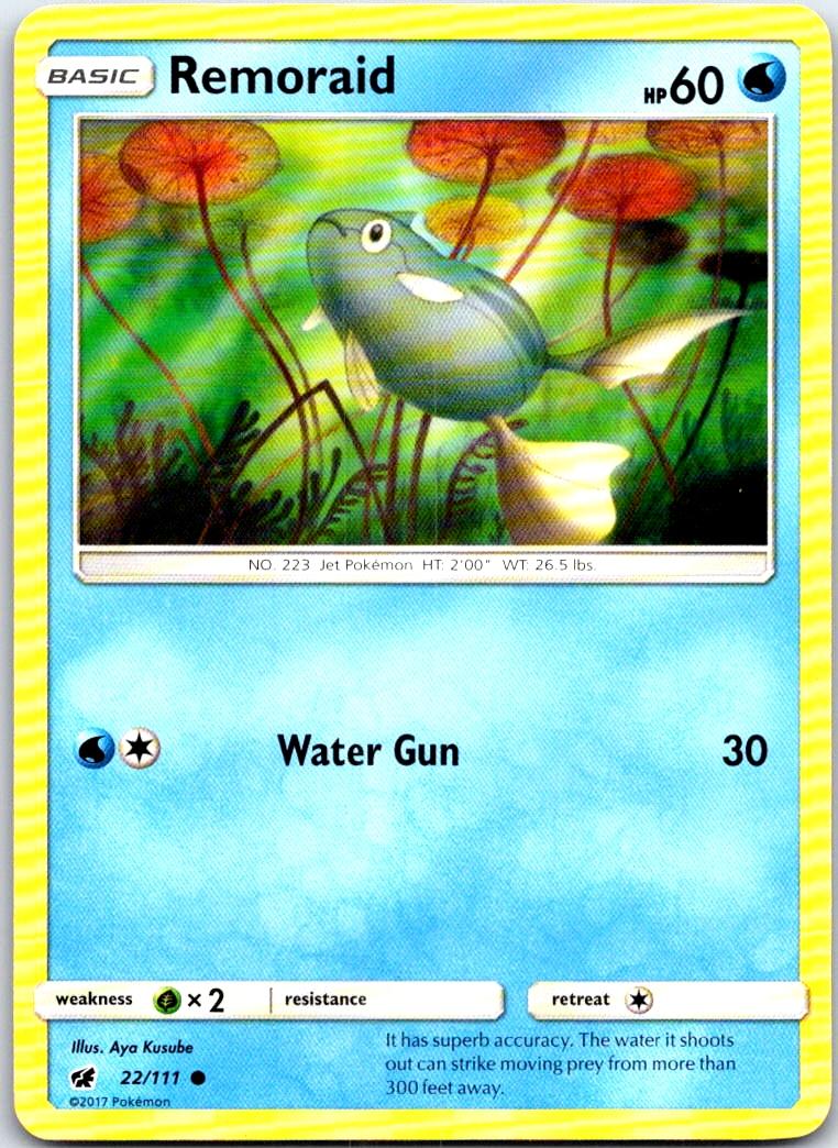 Remoraid - 22/111 - - CRIMSON INVASION - Pokemon - Common | AB64-37