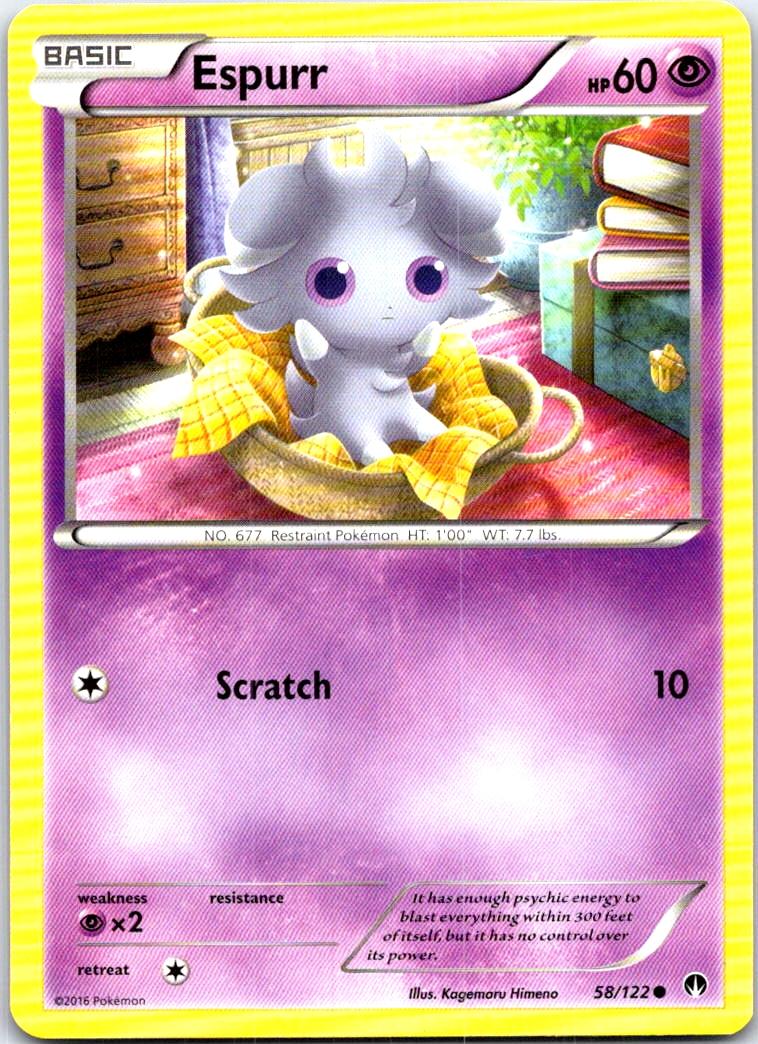 Espurr - 58/122 - - BREAKPOINT - Pokemon - Common | AB93-44
