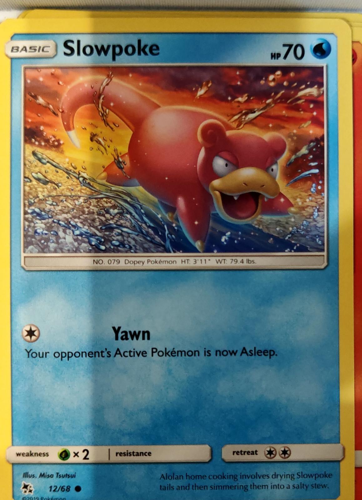 Slowpoke - 12/68 - - HIDDEN FATES - Pokemon - Common | AA68-5