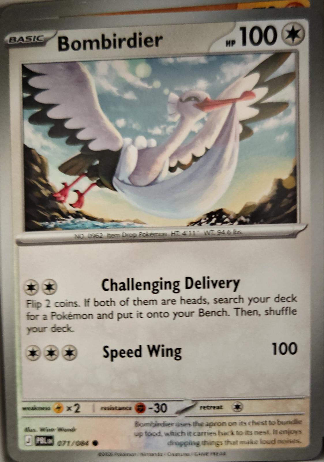 Bombirdier - 071/084 - - PITCH BLACK - Pokemon - Common | AA16-95