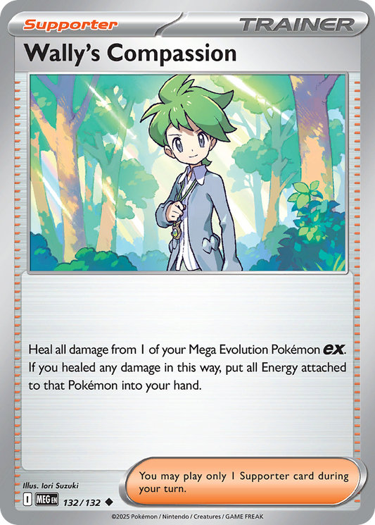 Wally's Compassion - 132/132 - - MEGA EVOLUTION - Pokemon - Uncommon | AA60-23