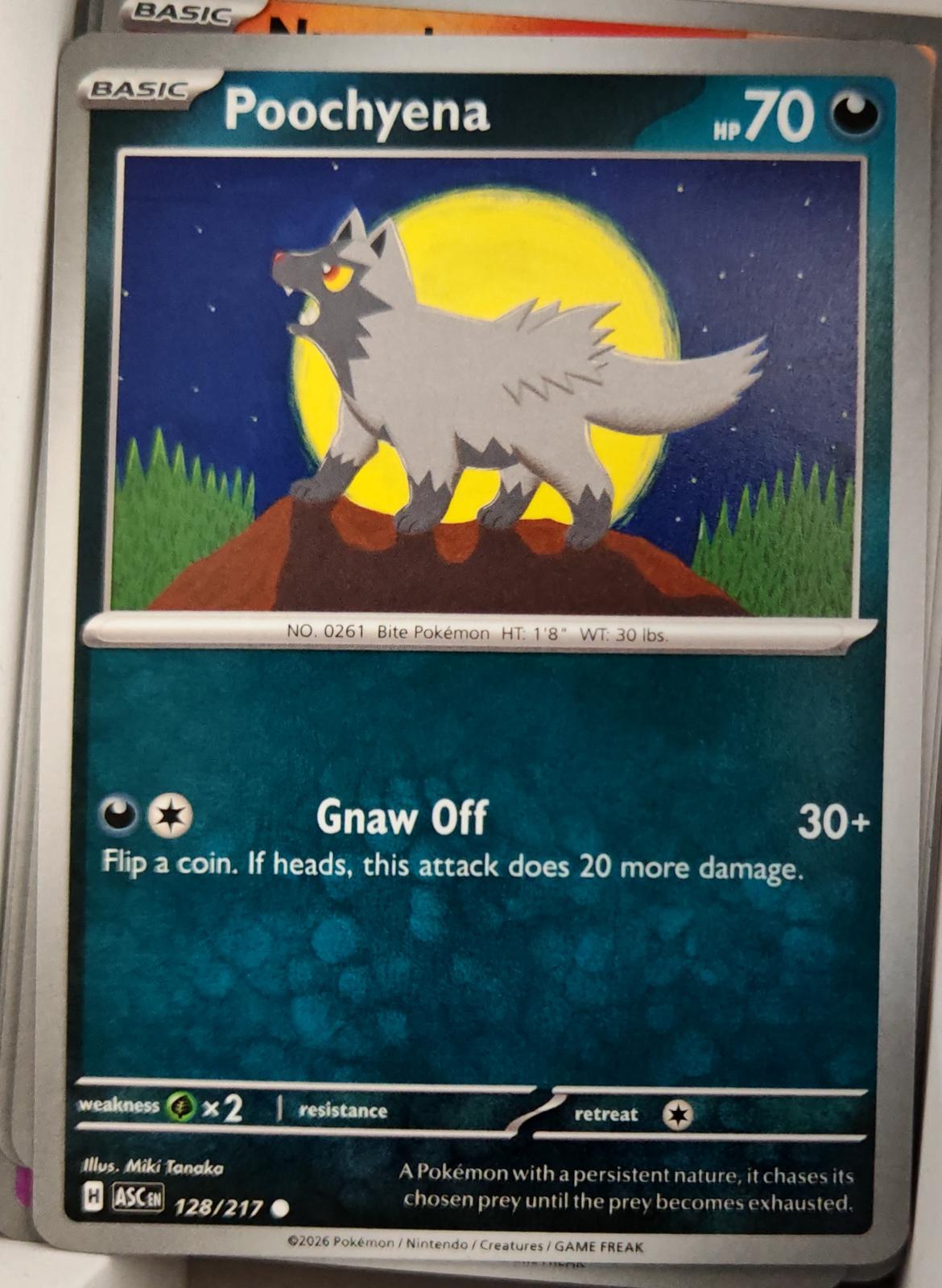 Poochyena - 128/217 - - ASCENDED HEROES - Pokemon - Common | AA11-80