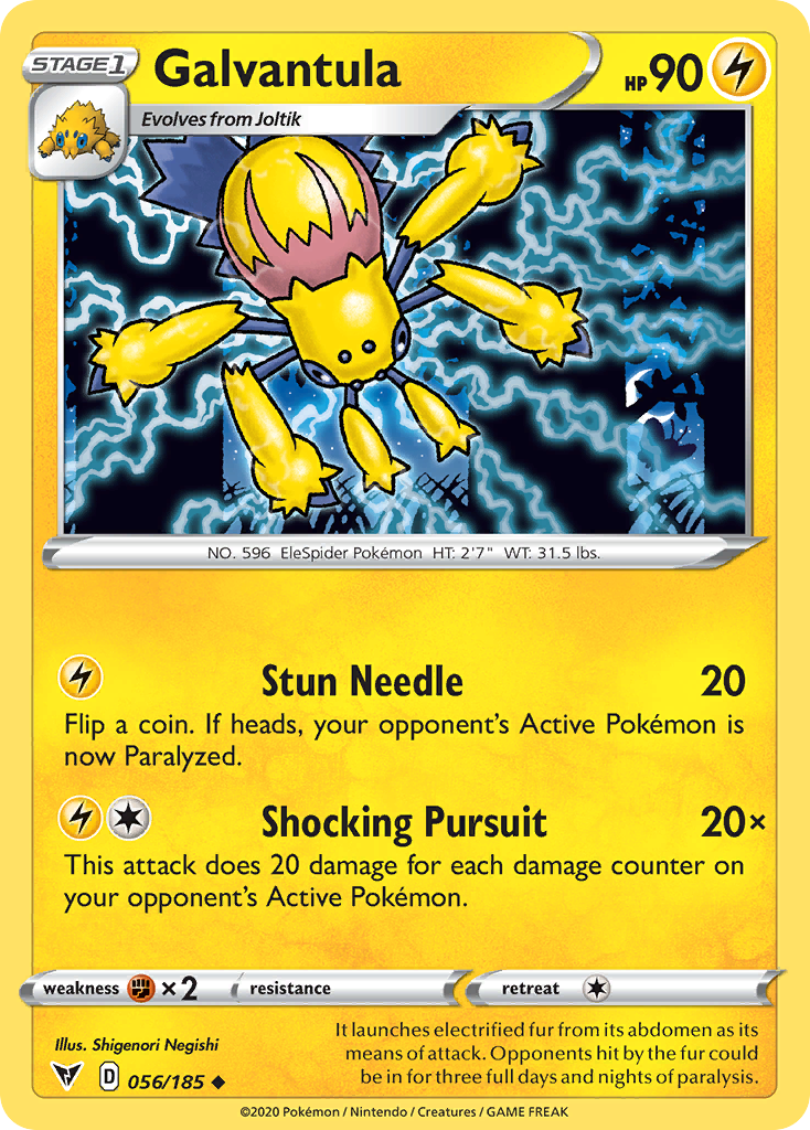 Galvantula - 056/185 - - VIVID VOLTAGE - Pokemon - Uncommon | AA67-23