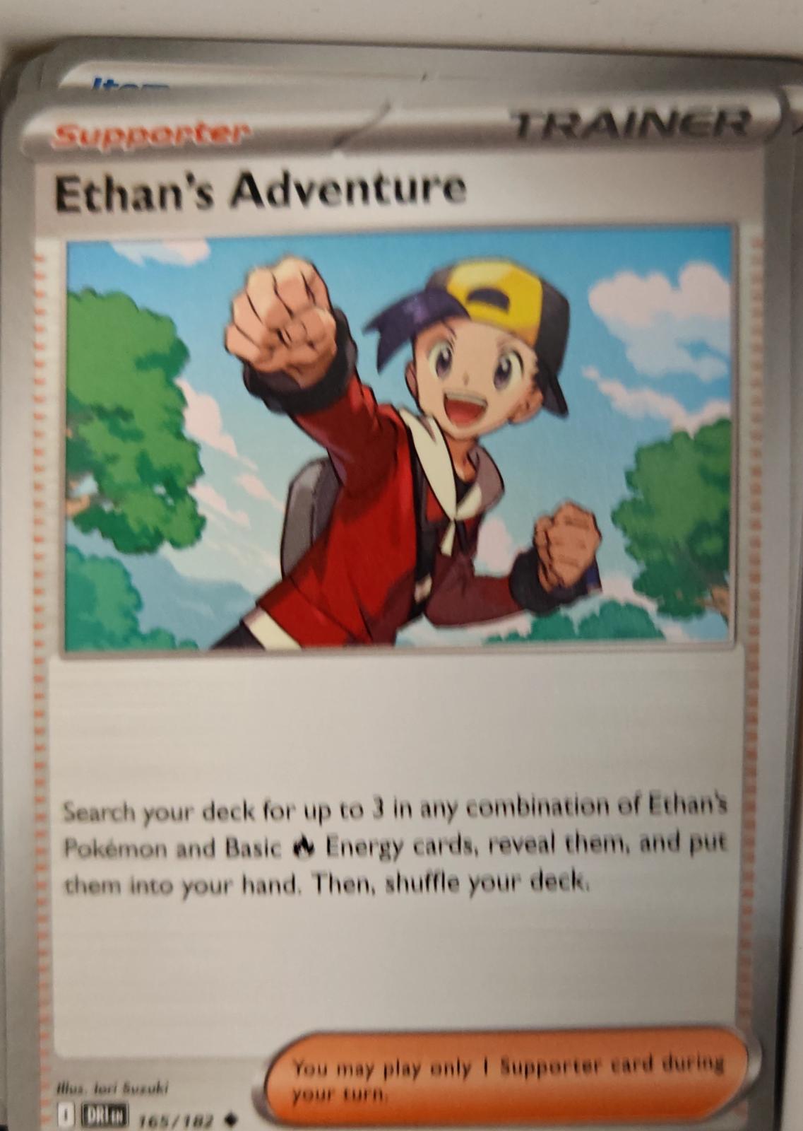 Ethan's Adventure - 165/182 - - DESTINED RIVALS - Pokemon - | AA24-75