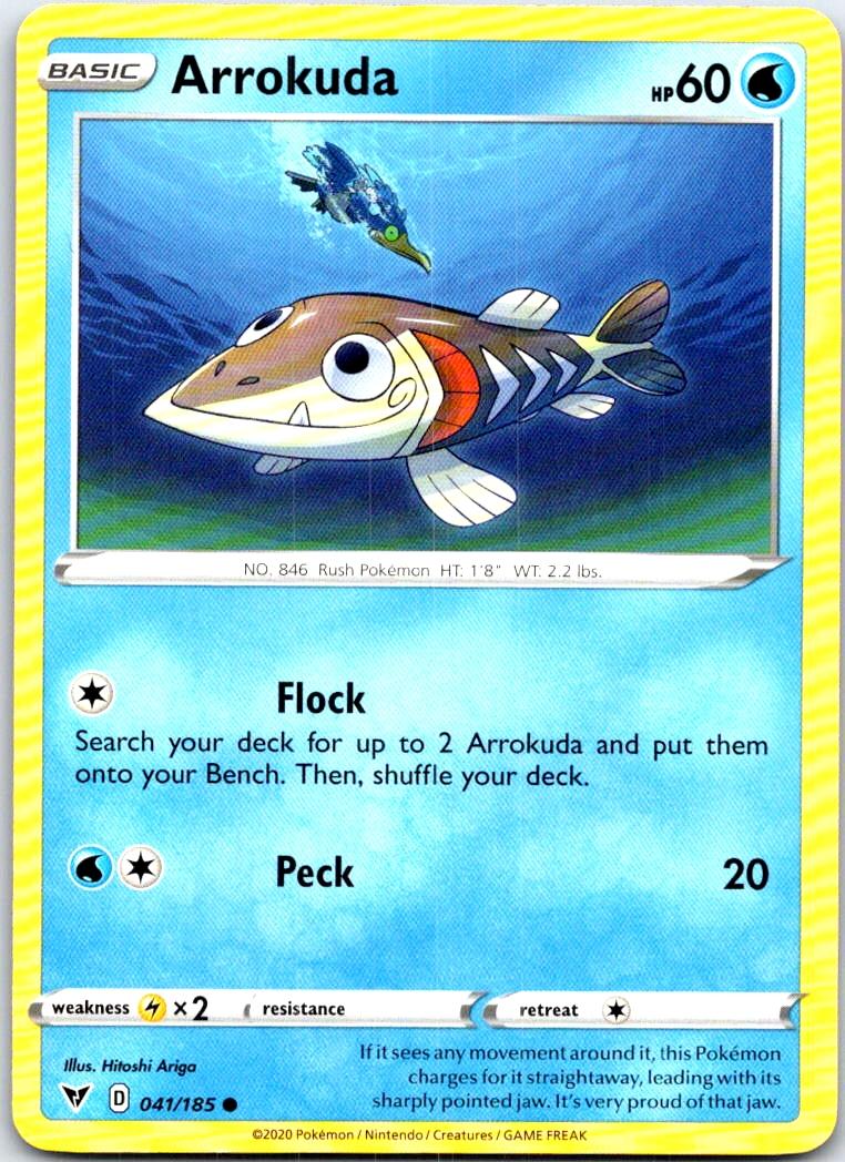 Arrokuda - 041/185 - - VIVID VOLTAGE - Pokemon - Common | AB97-5