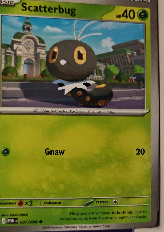 Scatterbug - 007/088 - - PERFECT ORDER - Pokemon - Common | AA01-24