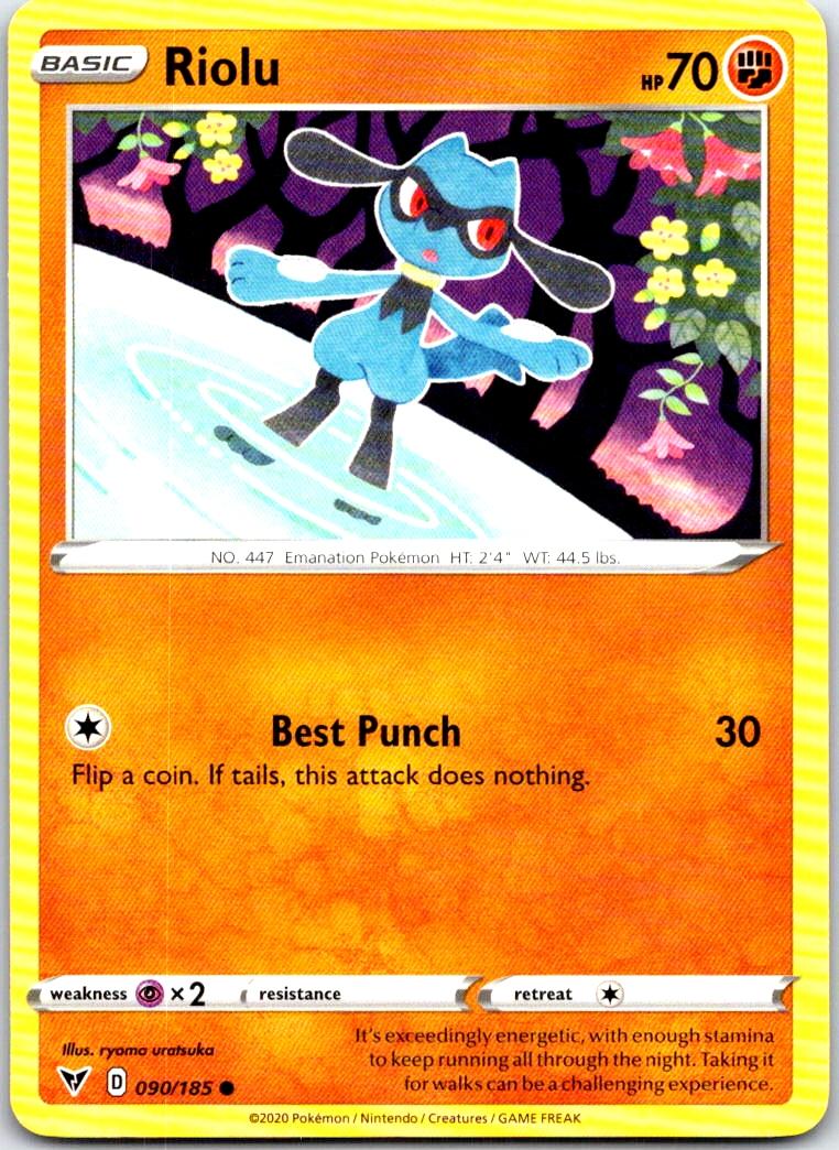 Riolu - 090/185 - - VIVID VOLTAGE - Pokemon - Common | AB95-50