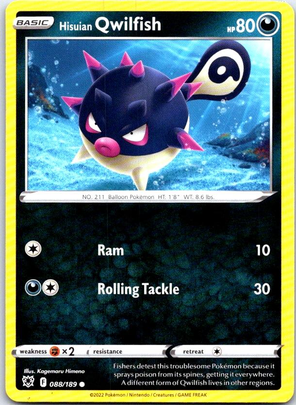 Hisuian Qwilfish - 088/189 - - ASTRAL RADIANCE - Pokemon - Common | AC09-15