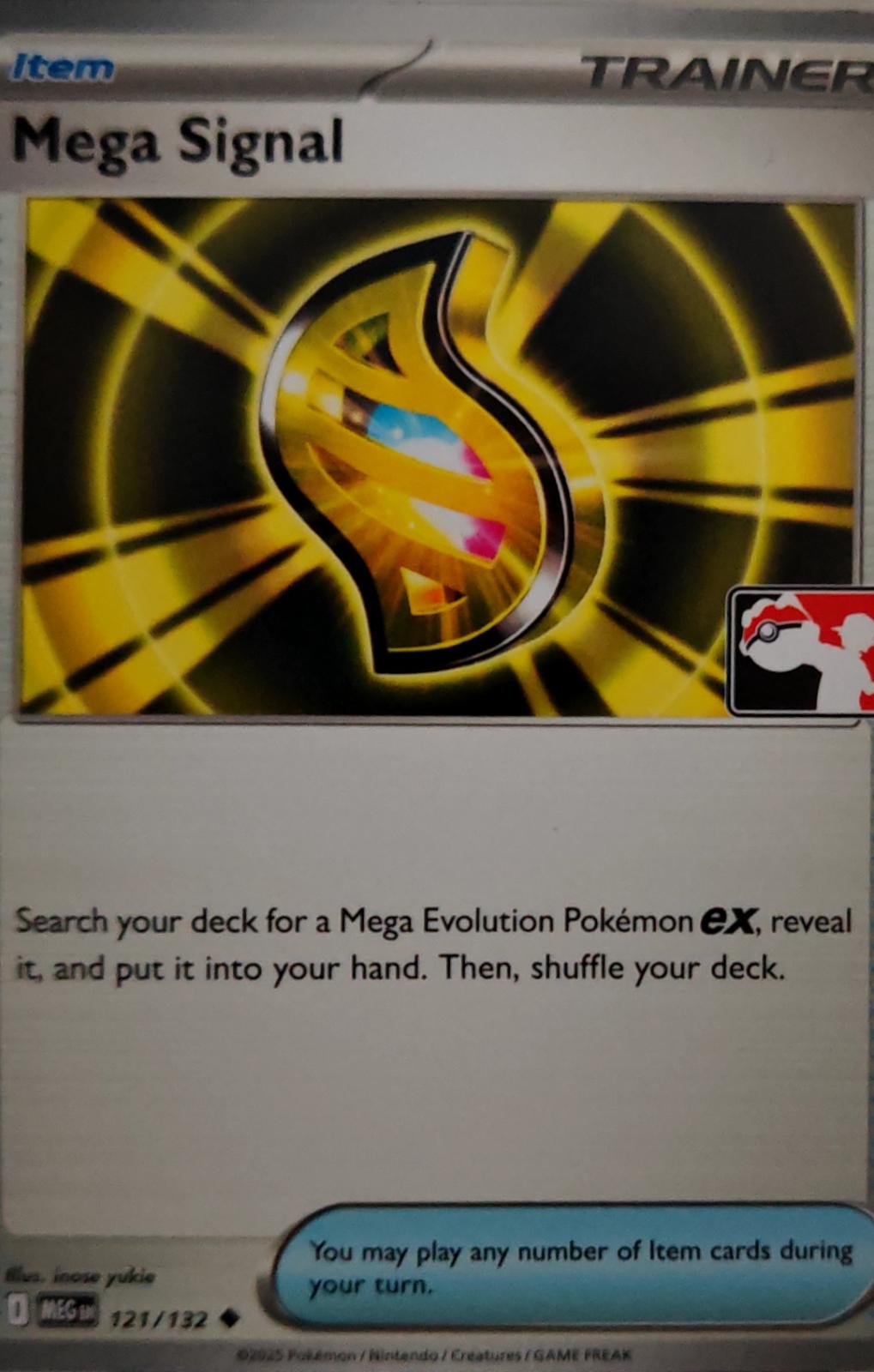 Mega Signal - 121/132 - - PRIZE PACK SERIES CARDS - Pokemon - Uncommon | AA41-49