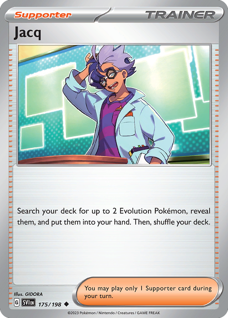 Jacq - 175/198 - - SCARLET & VIOLET - Pokemon - Uncommon | AA44-75