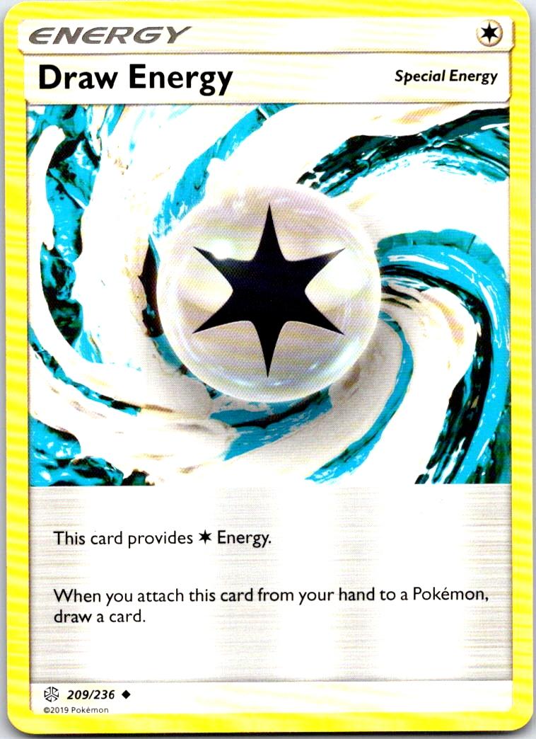 Draw Energy - 209/236 - - COSMIC ECLIPSE - Pokemon - Uncommon | AB41-13